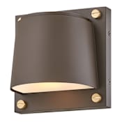 Hinkley Lighting Scout 1 Light 7" Tall Coastal Elements Outdoor Wall Sconce with LED Bulb Included Architectural Bronze / Brass
