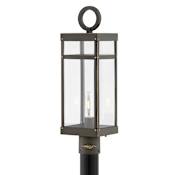 Hinkley Lighting Porter 1 Light 23" Tall Lisa McDennon Open Air Post Light with LED Bulb Included Oil Rubbed Bronze