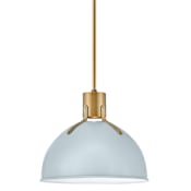 Hinkley Lighting Argo 1 Light 14" Wide LED Pendant Pale Blue