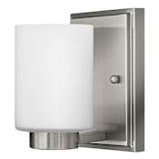 Hinkley Lighting Miley 1 Light 6-1/2" Tall Bathroom Sconce with Halogen Bulb Included Brushed Nickel
