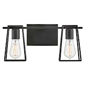 Hinkley Lighting Filmore 2 Light 16" Wide Bathroom Vanity Light Black
