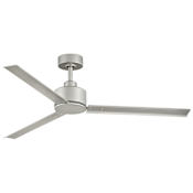 Hinkley Lighting Indy 56" 3 Blade Indoor / Outdoor Ceiling Fan with Wall Control Brushed Nickel