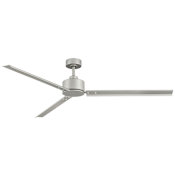 Hinkley Lighting Indy 72" 3 Blade Indoor / Outdoor Ceiling Fan with Wall Control Brushed Nickel