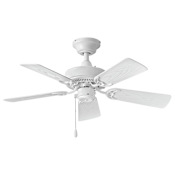 Hinkley Lighting Cabana 36" 5 Blade Indoor / Outdoor Ceiling Fan Appliance White