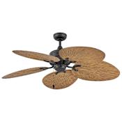 Hinkley Lighting Tropic Air 52" 5 Blade Indoor / Outdoor Ceiling Fan Matte Black