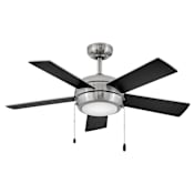 Hinkley Lighting Croft 42" 5 Blade Smart LED Indoor Ceiling Fan Brushed Nickel