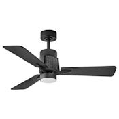 Hinkley Lighting Atticus 42" 3 Blade Indoor Smart LED Ceiling Fan Matte Black