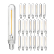 Hinkley Lighting LumiGlo Bulb Pack of (24) 5" Long 2 Watt Clear Candelabra (E12) Base LED Bulbs - 150 Lumens, 2400K, and 90CRI N/A