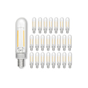 Hinkley Lighting LumiGlo Bulb Pack of (24) 3.5" Long 2 Watt Clear Candelabra (E12) Base T6  Bulbs - 150 Lumens, 2400K, and 90 CRI N/A