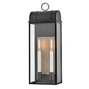 Hinkley Lighting Campbell 2 Light 26" Tall Outdoor Wall Sconce Black