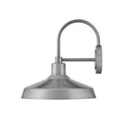 Hinkley Lighting Coastal Elements 17" Tall LED Outdoor Wall Sconce Antique Brushed Aluminum