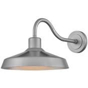 Hinkley Lighting Forge 1 Light 13" Tall Coastal Elements LED Outdoor Wall Sconce Antique Brushed Aluminum