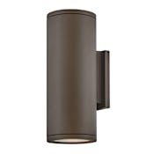 Hinkley Lighting Silo 2 Light 16" Tall LED Wall Sconce Architectural Bronze