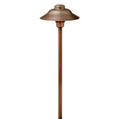 Hinkley Lighting Single Essence 4" Tall 12V LED Path Light Olde Copper