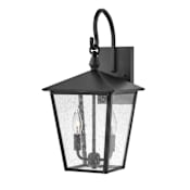 Hinkley Lighting Huntersfield 2 Light 19" Tall Outdoor Wall Sconce Black