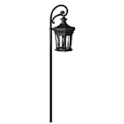 Hinkley Lighting 12v 1.5w 1 Light Path Light with LED Bulb Included from the Raley Collection Museum Black