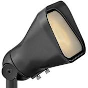 Hinkley Lighting Single Hardy Island 5" Wide 12V LED Outdoor Landscape Accent Light Brass Satin Black