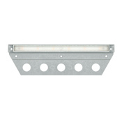 Hinkley Lighting Nuvi 10 " Wide LED Indoor / Outdoor Low Voltage Hardscape Light Titanium