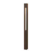 Hinkley Lighting Atlantis 12V 5.7VA 30" Tall Square Bollard Path Light with LED Bulb Included Bronze