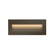 Hinkley Lighting Taper 12v 2.5w 8" Wide LED Step Light Bronze
