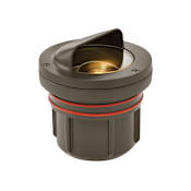 Hinkley Lighting LumaCORE 5" Wide 12V LED Shielded In-Ground Well Light - 3000K Bronze