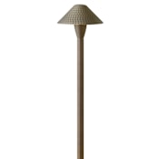 Hinkley Lighting 12v 1.5w 1.8VA 23" Tall LED Center Mount Path Light from the Hardy Island Collection Matte Bronze
