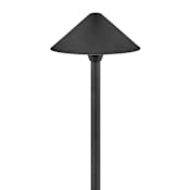 Hinkley Lighting 12v 1.5w 1.8VA 16" Tall LED Center Mount Path Light from the Hardy Island Collection Black