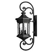 Hinkley Lighting Raley 4 Light 41-3/4" Tall Outdoor Wall Sconce with LED Bulbs Included Museum Black