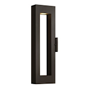 Hinkley Lighting Atlantis 24" Tall Outdoor Wall Sconce with Integrated LED Satin Black