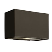 Hinkley Lighting Atlantis 6" Tall Up / Down Light Dark Sky Outdoor Wall Sconce with Integrated LED Bronze