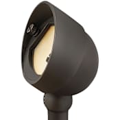 Hinkley Lighting Single Hardy Island 3" Wide 12V LED Outdoor Landscape Accent Light Brass Satin Black