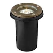 Hinkley Lighting Hardy Island 5" Tall Single Light 12 Volt Outdoor Well Light Matte Bronze
