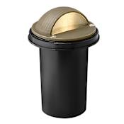 Hinkley Lighting 12v 20w Solid Brass 4" Diameter Landscape Dome Top Well Light from the Hardy Island Collection Matte Bronze