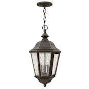 Hinkley Lighting 3 Light Outdoor Small Pendant from the Edgewater Collection Oil Rubbed Bronze