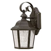 Hinkley Lighting 1 Light Outdoor Lantern Wall Sconce from the Edgewater Collection Oil Rubbed Bronze