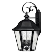 Hinkley Lighting 25.5" Height 4 Light Lantern Outdoor Wall Sconce from the Edgewater Collection Black