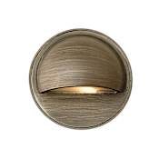Hinkley Lighting 12v 2.4VA 1.5w 3.5" Outdoor Deck Light with Included LED Bulb from the Hardy Island Collection Matte Bronze