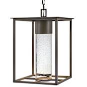 Hinkley Lighting Coen 1 Light 12" Wide Coastal Elements Outdoor Pendant with LED Bulb Included Oil Rubbed Bronze
