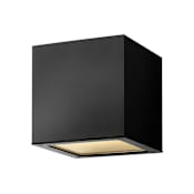 Hinkley Lighting Kube 8 Watt 6" Tall Integrated LED Outdoor Wall Sconce Satin Black