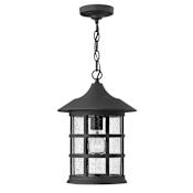 Hinkley Lighting Freeport 10" Wide Single Light Outdoor Lantern Pendant Black