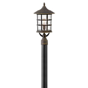 Hinkley Lighting Freeport 12v 3.5w 1 Light 21" Tall Coastal Elements Post Light with LED Bulb Included Oil Rubbed Bronze