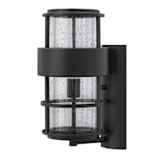 Hinkley Lighting 1 Light 16" Height Outdoor Ambient Wall Sconce from the Saturn Collection Satin Black