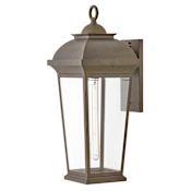 Hinkley Lighting Heritage 55" Tall LED Outdoor Wall Sconce Blackened Brass
