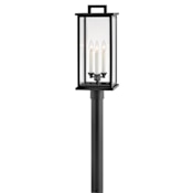 Hinkley Lighting Weymouth 3 Light 22.25" Tall Post Light Black
