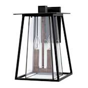 Hinkley Lighting Walker 2 Light 15" Tall Outdoor Wall Sconce with LED Bulbs Included Black