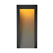 Hinkley Lighting Taper 120v 8w 15" Tall Coastal Elements LED Dark Sky Outdoor Wall Sconce Textured Black