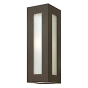 Hinkley Lighting 18.25" Height 1 Light Outdoor Wall Sconce from the Dorian Collection Bronze