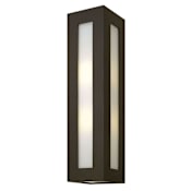 Hinkley Lighting 25.25" Height 2 Light Outdoor Wall Sconce from the Dorian Collection Bronze