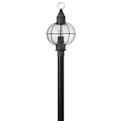 Hinkley Lighting Cape Cod 4 Light 24" Tall Outdoor Post Light Aged Zinc