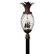 Hinkley Lighting Plantation 12v 14w 4 Light 30" Tall Single Head Post Light with LED Bulbs Included Copper Bronze